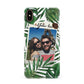 Personalised Tropical Photo Text Apple iPhone Xs Max 3D Snap Case