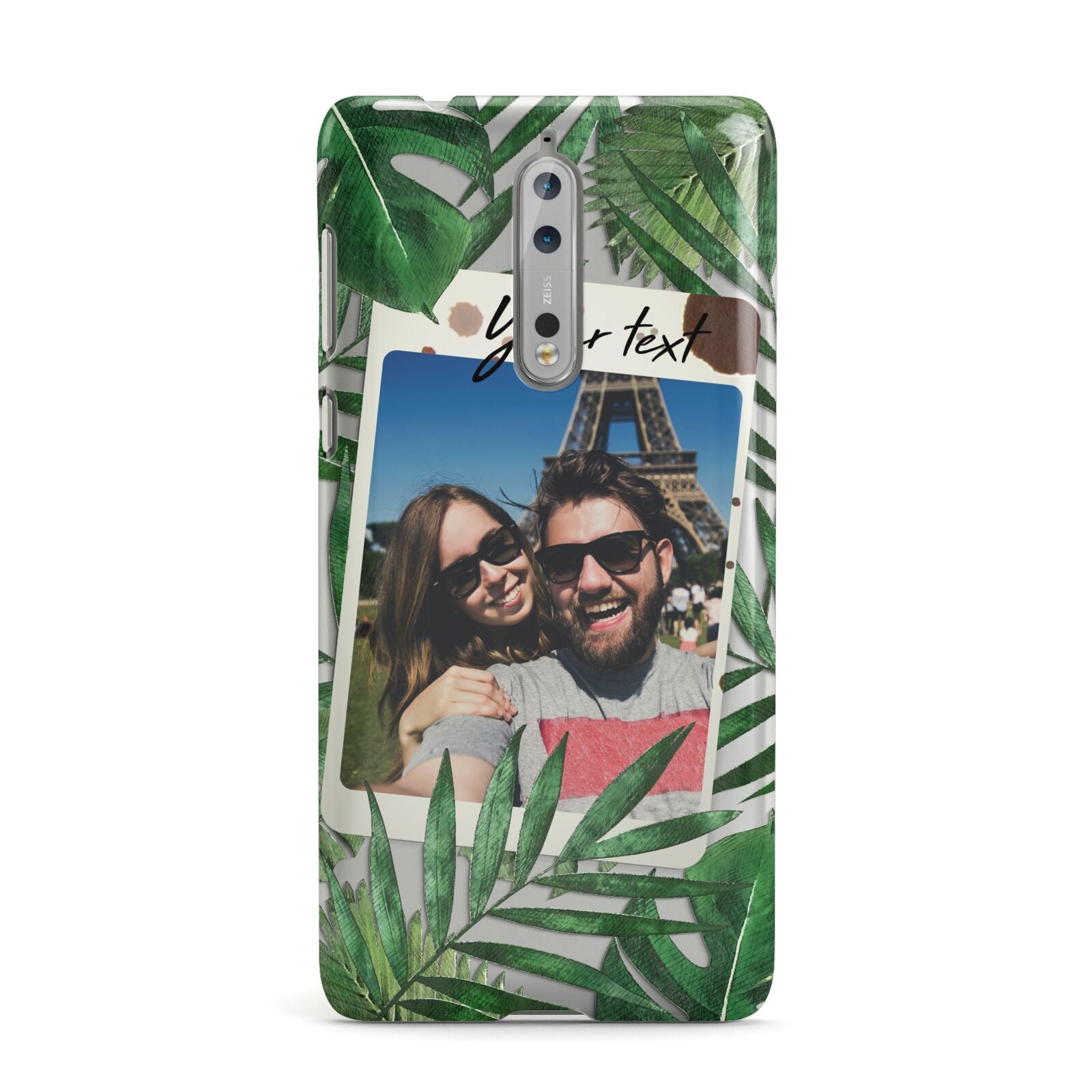 Personalised Tropical Photo Text Nokia Case