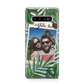 Personalised Tropical Photo Text Protective Samsung Galaxy Case