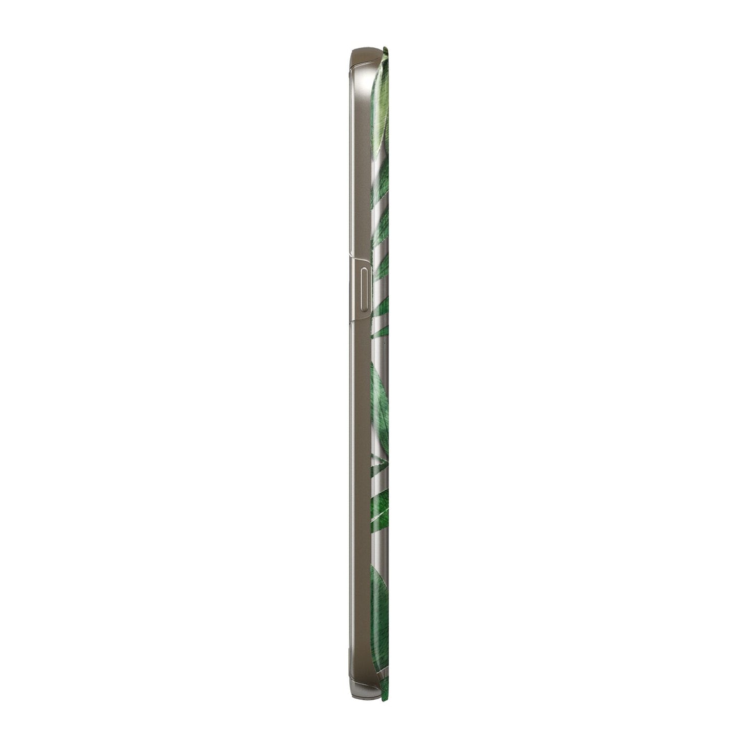 Personalised Tropical Photo Text Samsung Galaxy Case Side View