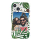 Personalised Tropical Photo Text iPhone 13 Mini Full Wrap 3D Snap Case