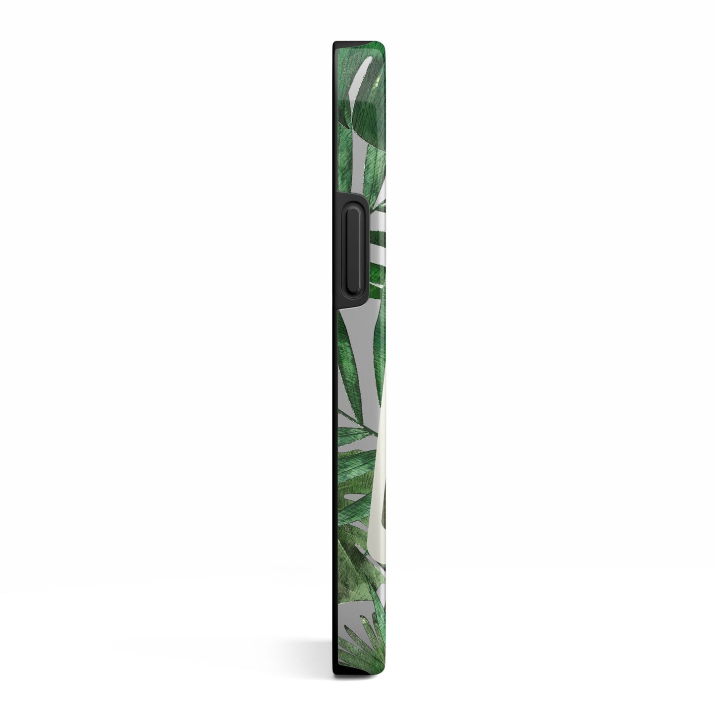 Personalised Tropical Photo Text iPhone 13 Mini Side Image 3D Tough Case