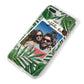 Personalised Tropical Photo Text iPhone 8 Plus Bumper Case on Silver iPhone Alternative Image
