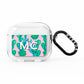 Personalised Tropical Pink Cactus AirPods Clear Case 3rd Gen