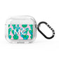 Personalised Tropical Pink Cactus AirPods Glitter Case 3rd Gen
