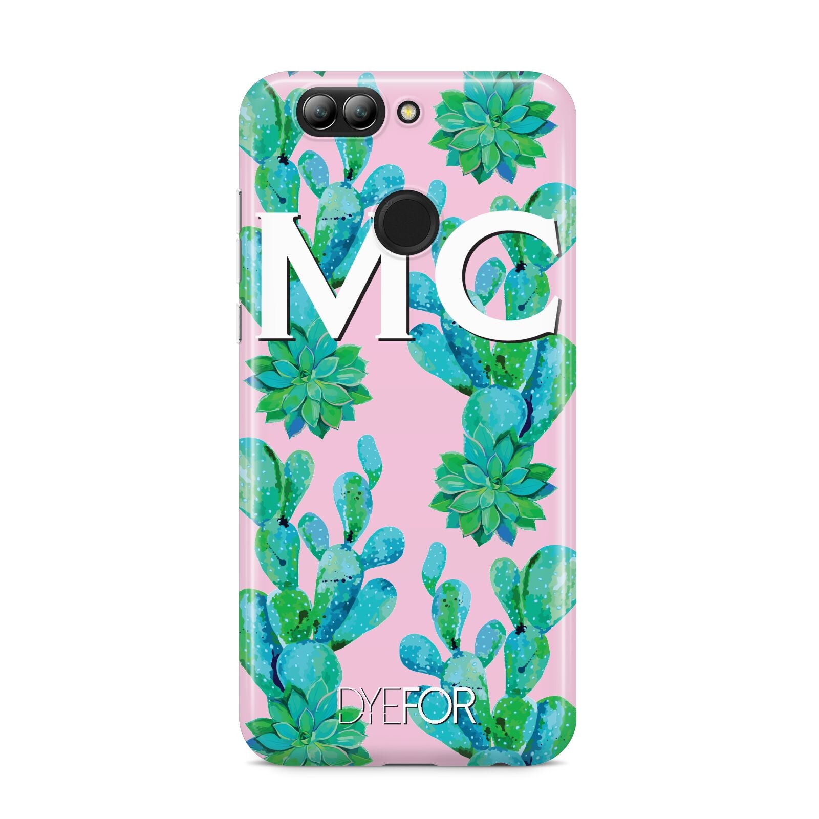 Personalised Tropical Pink Cactus Huawei Nova 2s Phone Case