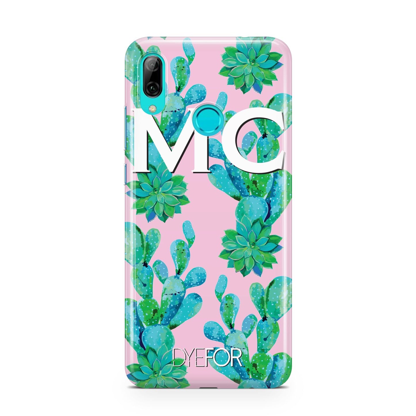 Personalised Tropical Pink Cactus Huawei P Smart 2019 Case