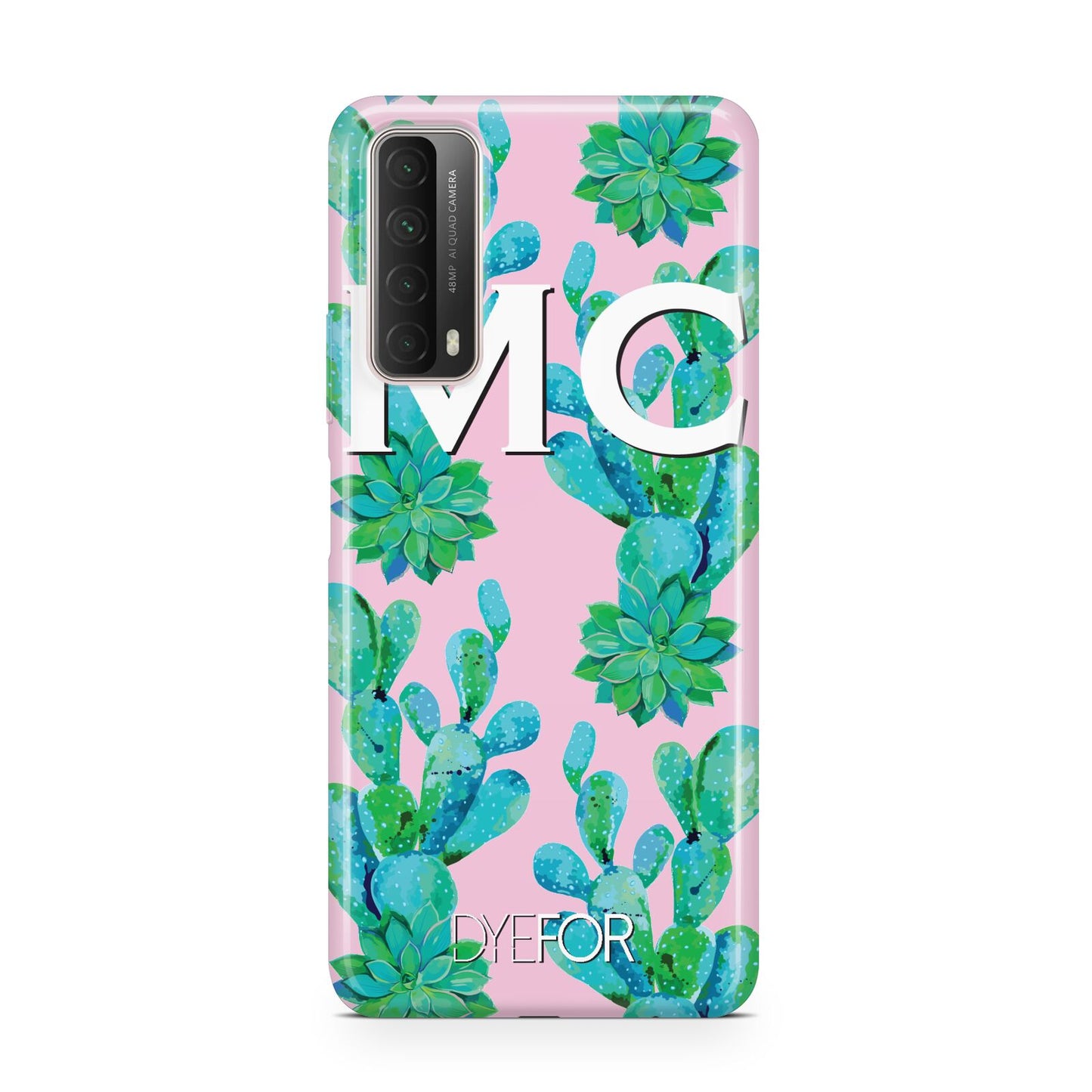 Personalised Tropical Pink Cactus Huawei P Smart 2021