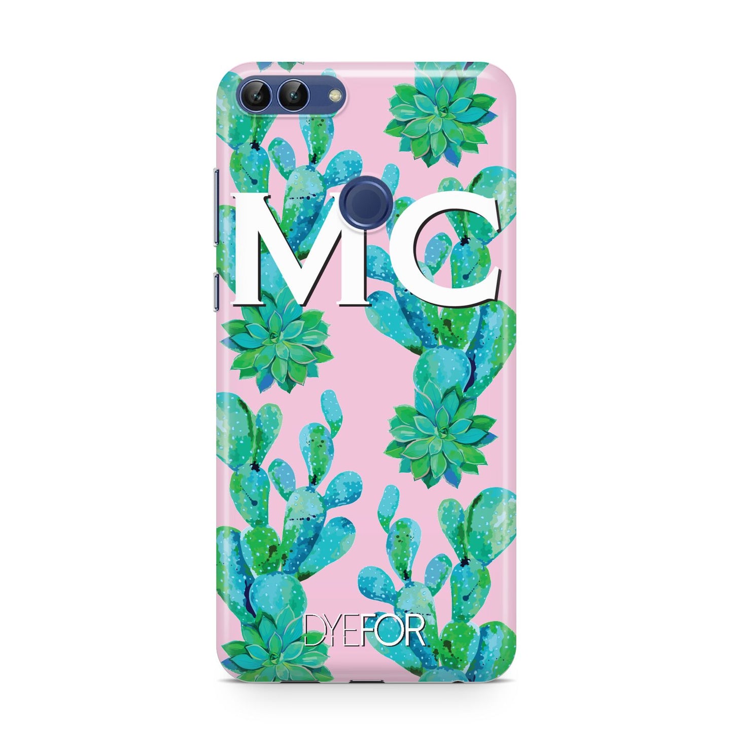 Personalised Tropical Pink Cactus Huawei P Smart Case