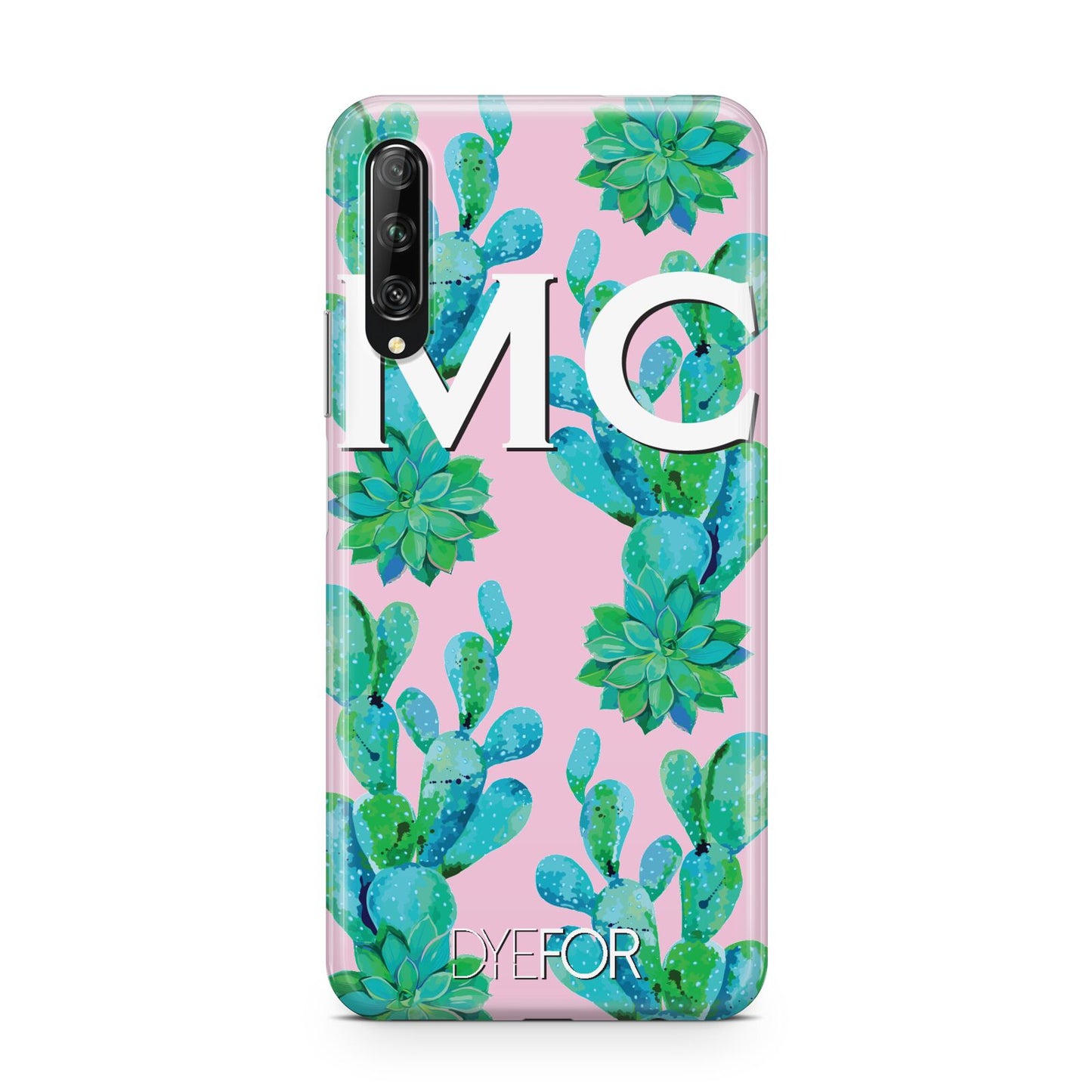 Personalised Tropical Pink Cactus Huawei P Smart Pro 2019