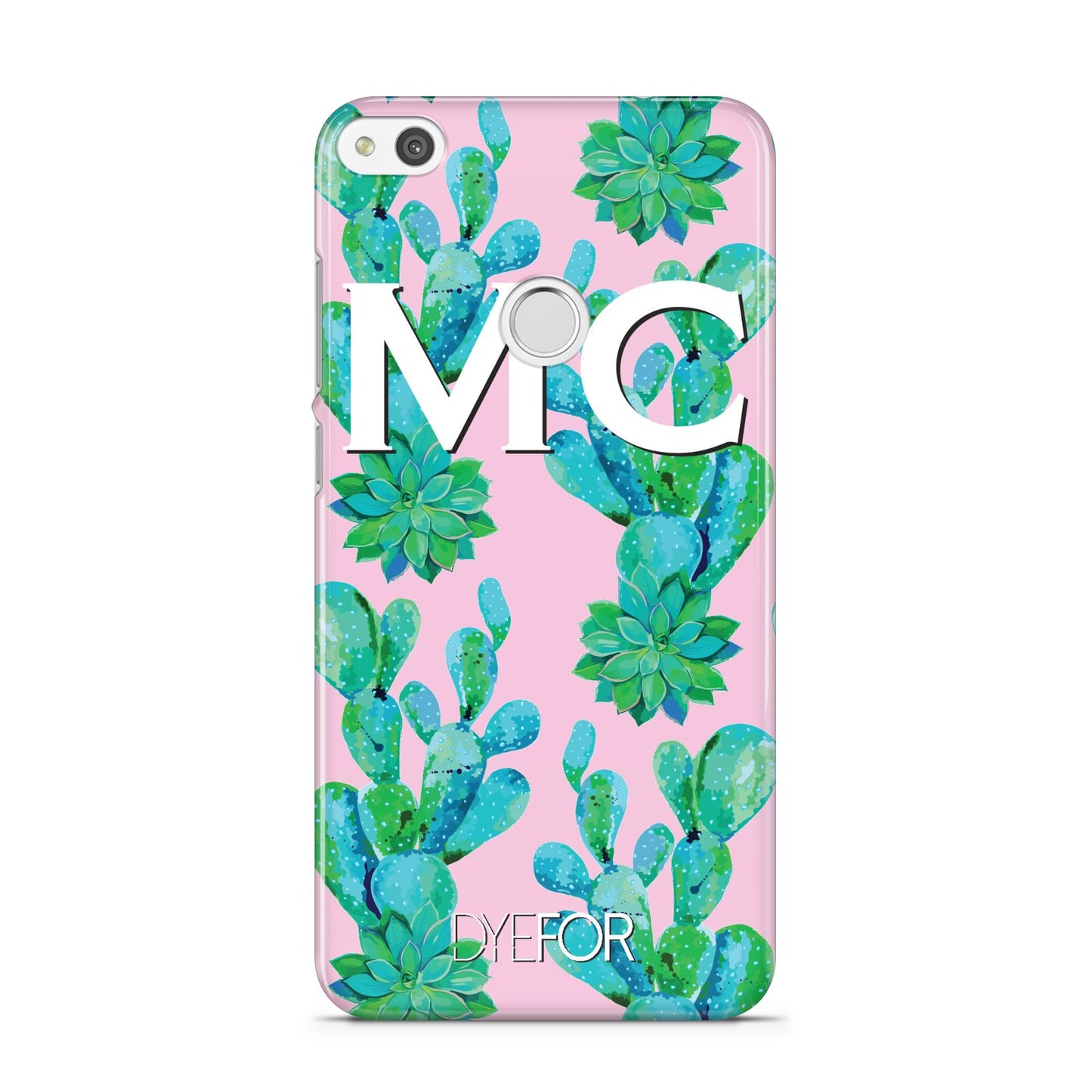 Personalised Tropical Pink Cactus Huawei P8 Lite Case