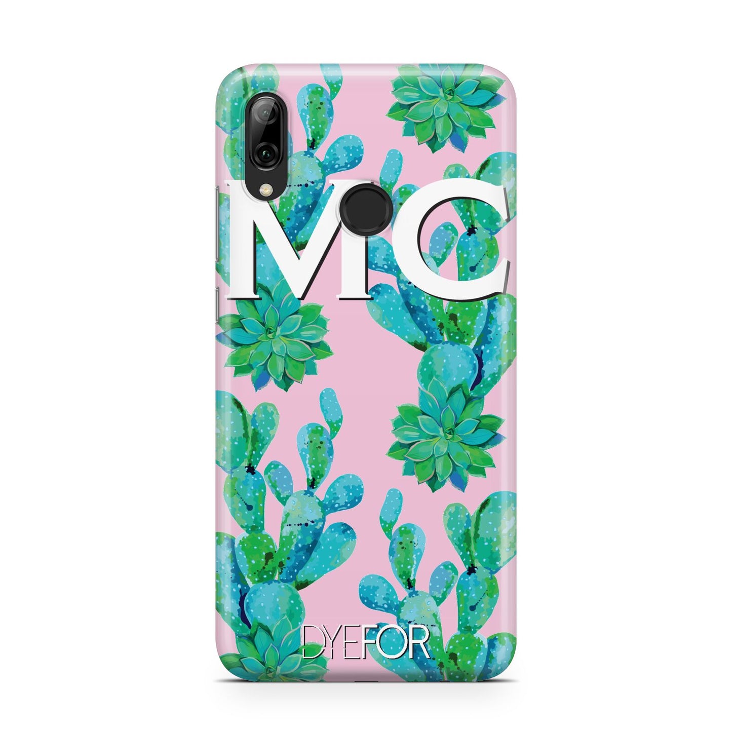 Personalised Tropical Pink Cactus Huawei Y7 2019