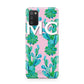 Personalised Tropical Pink Cactus Samsung A02s Case