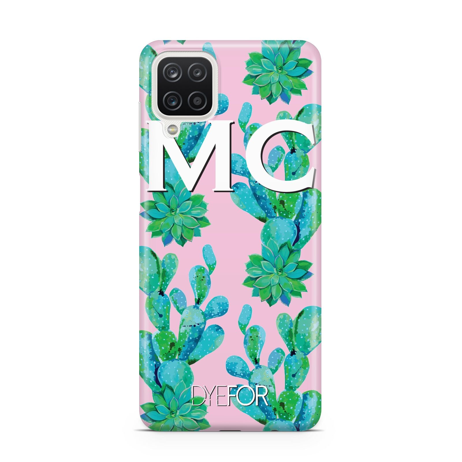 Personalised Tropical Pink Cactus Samsung M12 Case