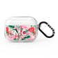 Personalised Tropical Pink Flamingo AirPods Pro Clear Case