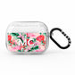 Personalised Tropical Pink Flamingo AirPods Pro Glitter Case