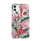 Personalised Tropical Pink Flamingo iPhone 11 3D Snap Case