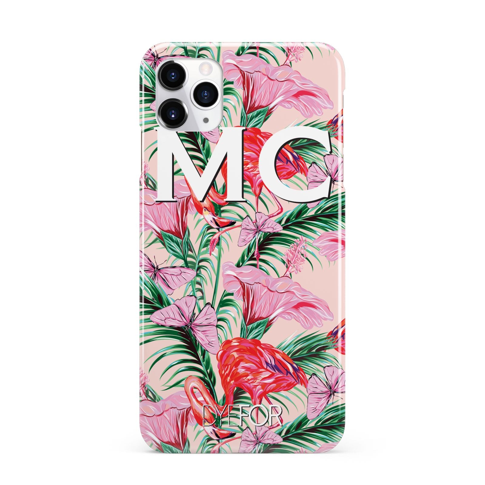 Personalised Tropical Pink Flamingo iPhone 11 Pro Max 3D Snap Case