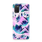 Personalised Tropical Pink Green Abstract Samsung A02s Case