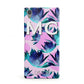 Personalised Tropical Pink Green Abstract Sony Xperia Case
