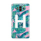 Personalised Tropical Pink and Green Huawei Mate 10 Protective Phone Case