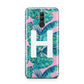 Personalised Tropical Pink and Green Huawei Mate 20 Lite