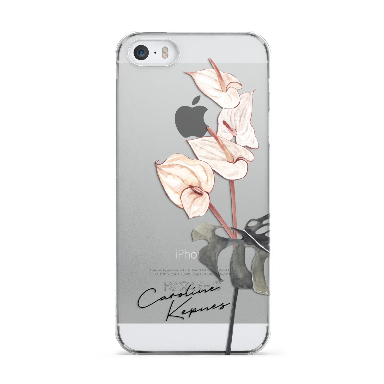 Personalised Tropical Plant Apple iPhone 5 Case
