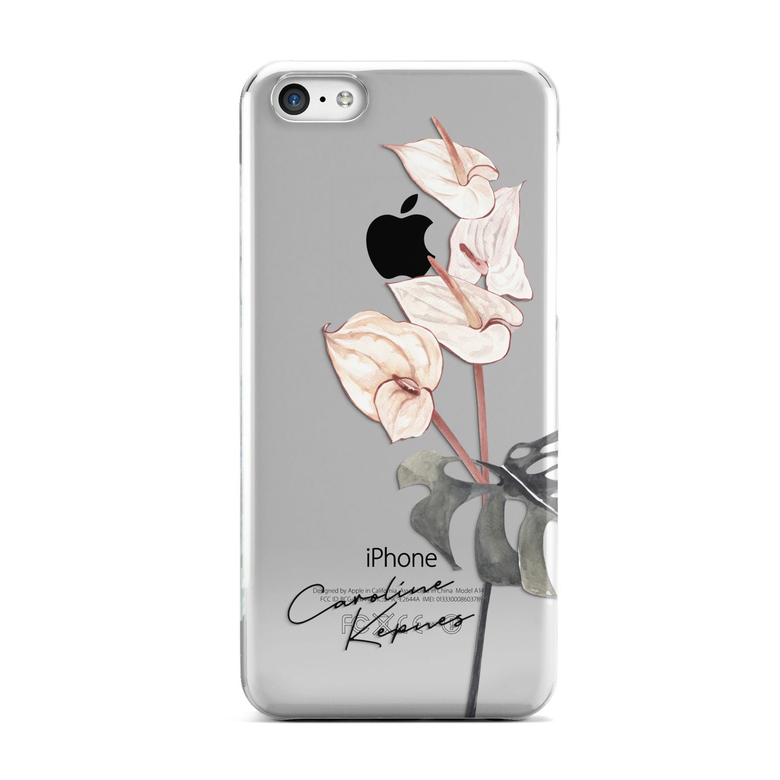 Personalised Tropical Plant Apple iPhone 5c Case