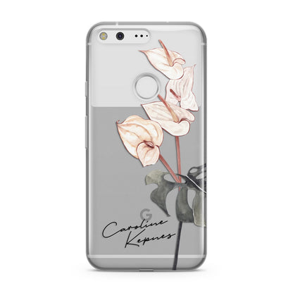 Personalised Tropical Plant Google Pixel Case