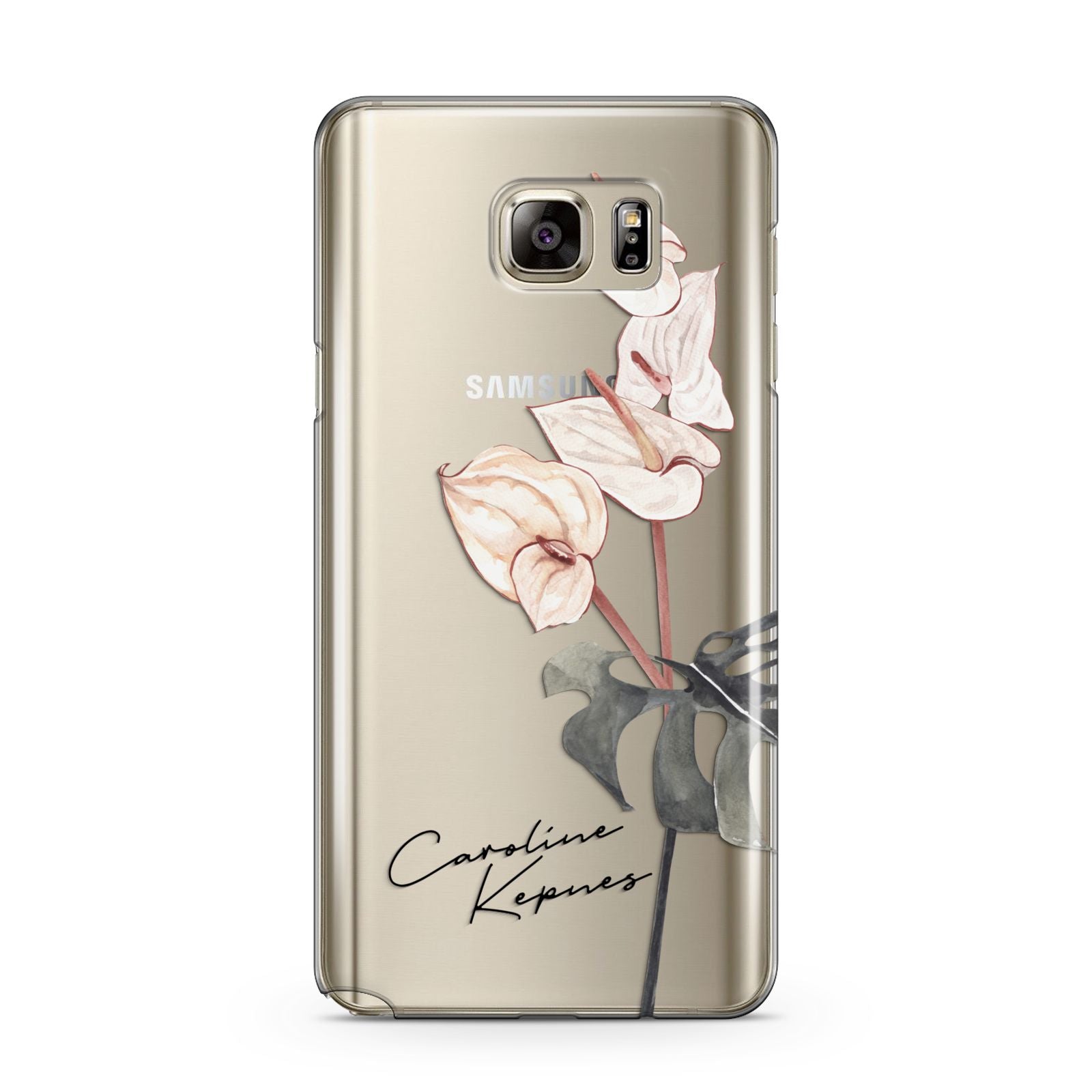 Personalised Tropical Plant Samsung Galaxy Note 5 Case