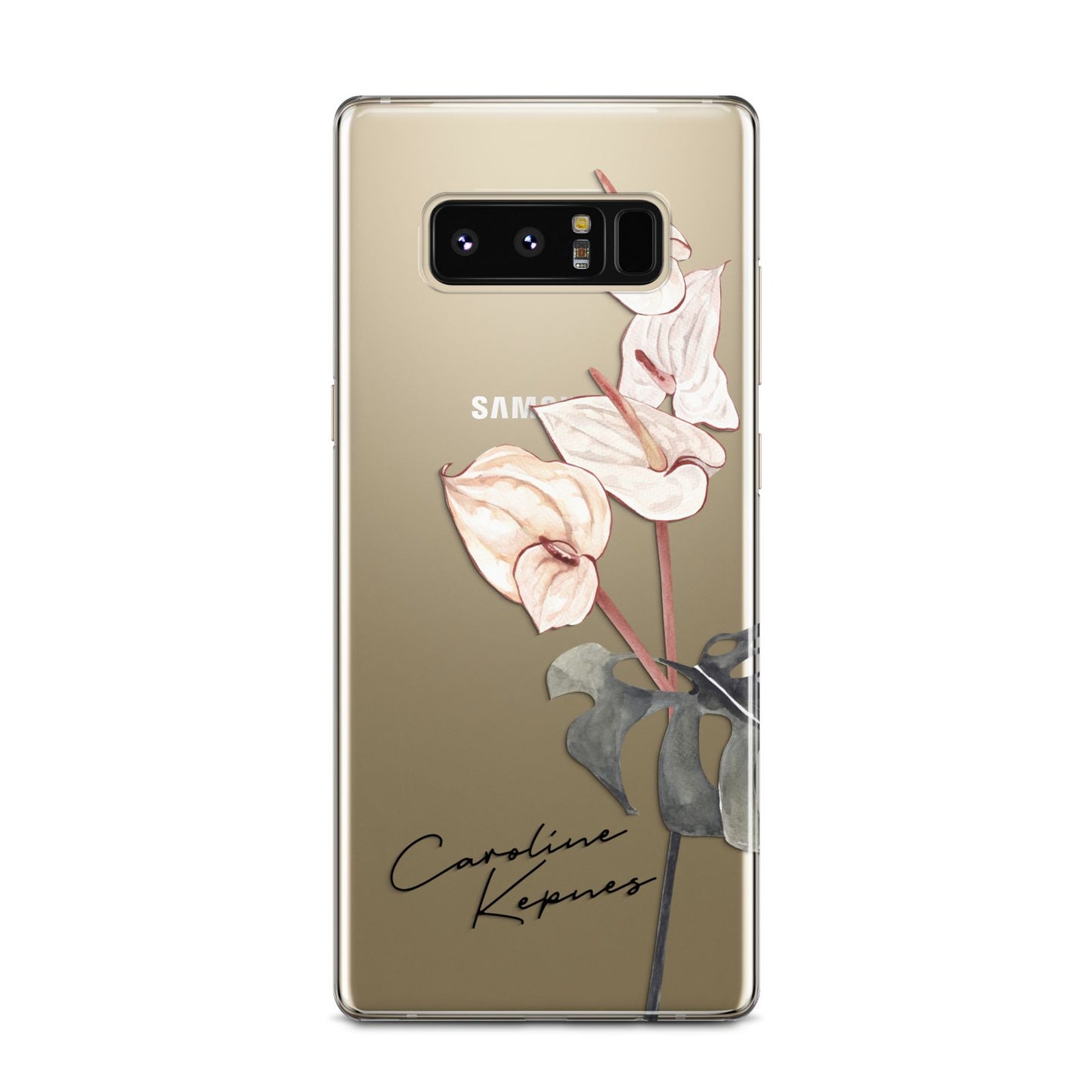 Personalised Tropical Plant Samsung Galaxy Note 8 Case