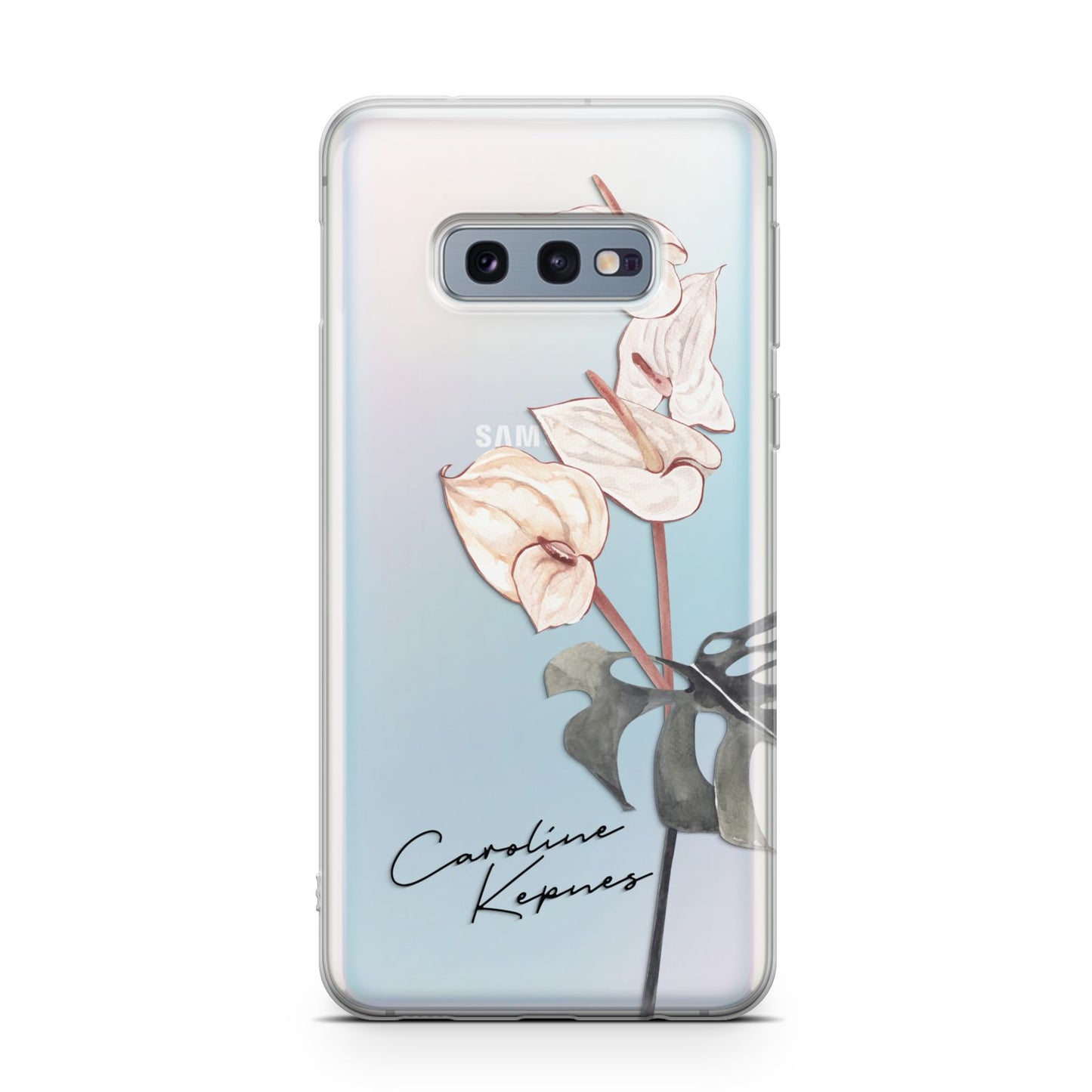 Personalised Tropical Plant Samsung Galaxy S10E Case
