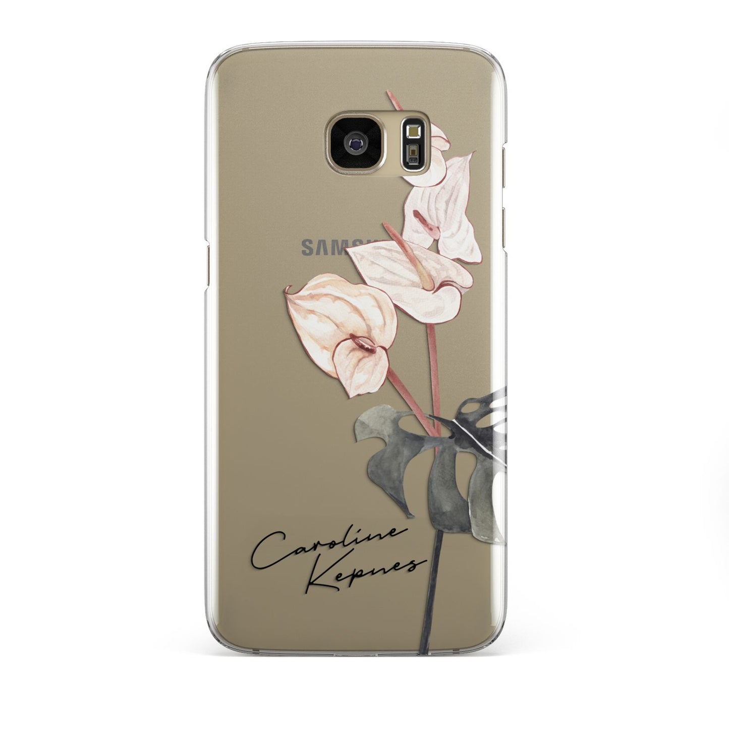 Personalised Tropical Plant Samsung Galaxy S7 Edge Case