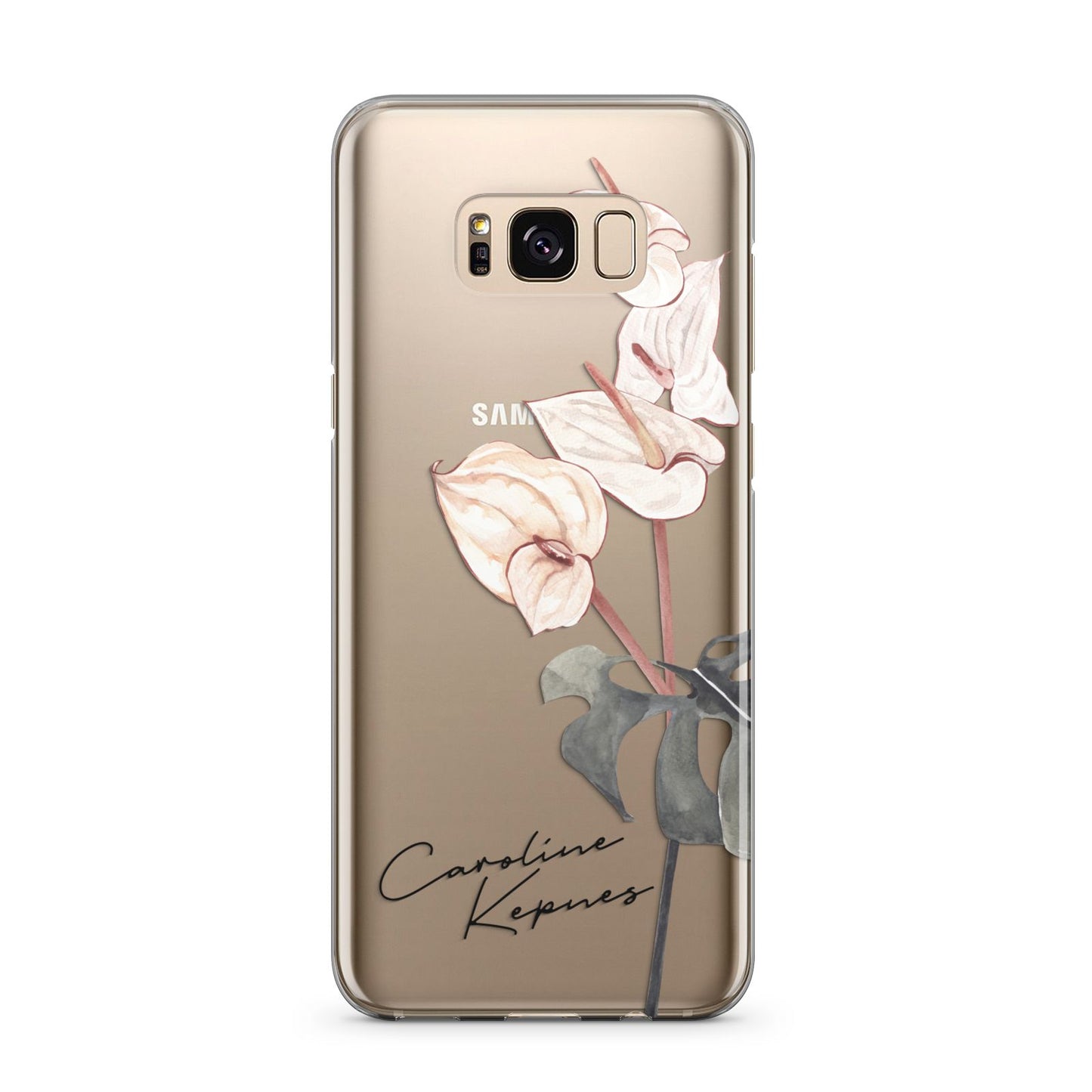 Personalised Tropical Plant Samsung Galaxy S8 Plus Case