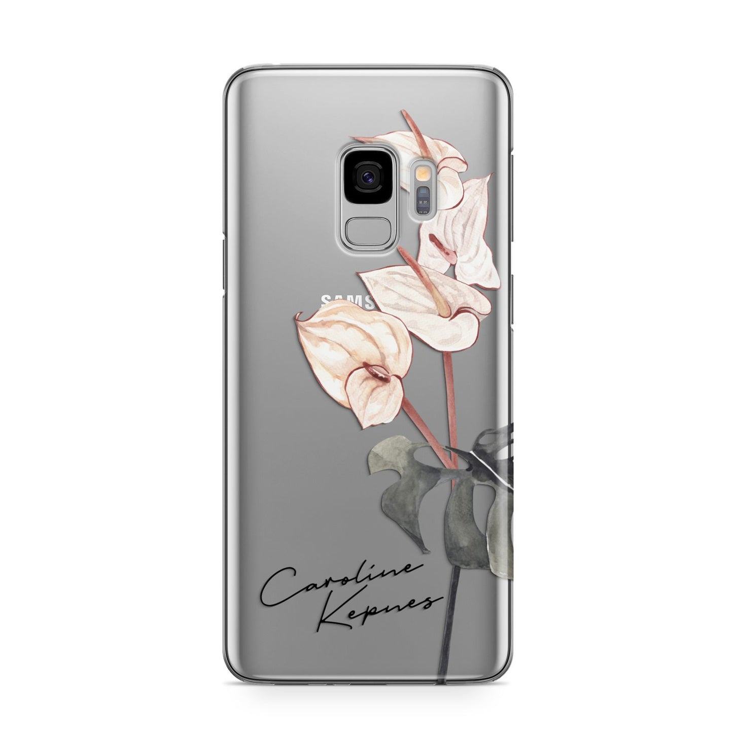 Personalised Tropical Plant Samsung Galaxy S9 Case