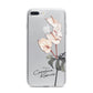 Personalised Tropical Plant iPhone 7 Plus Bumper Case on Silver iPhone