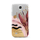 Personalised Tropical Red Leaf Samsung Galaxy S4 Mini Case