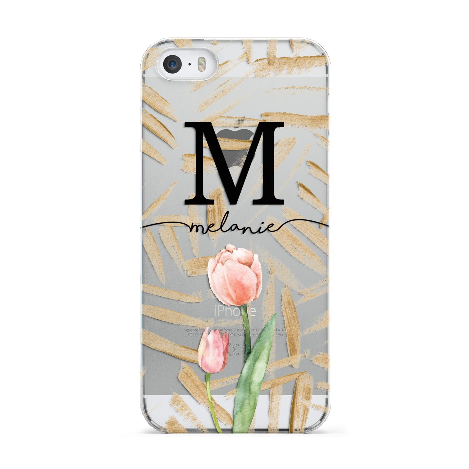Personalised Tulip Apple iPhone 5 Case