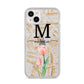 Personalised Tulip iPhone 14 Plus Glitter Tough Case Starlight