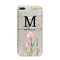Personalised Tulip iPhone 7 Plus Bumper Case on Silver iPhone