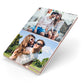 Personalised Two Photos Collage Apple iPad Case on Rose Gold iPad Side View