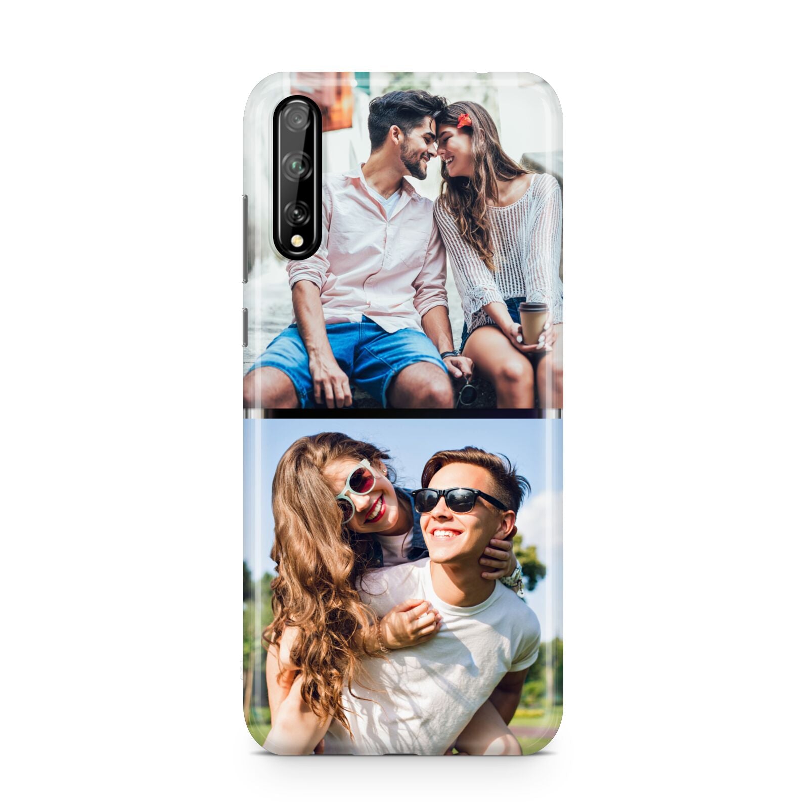 Personalised Two Photos Collage Huawei Enjoy 10s Phone Case