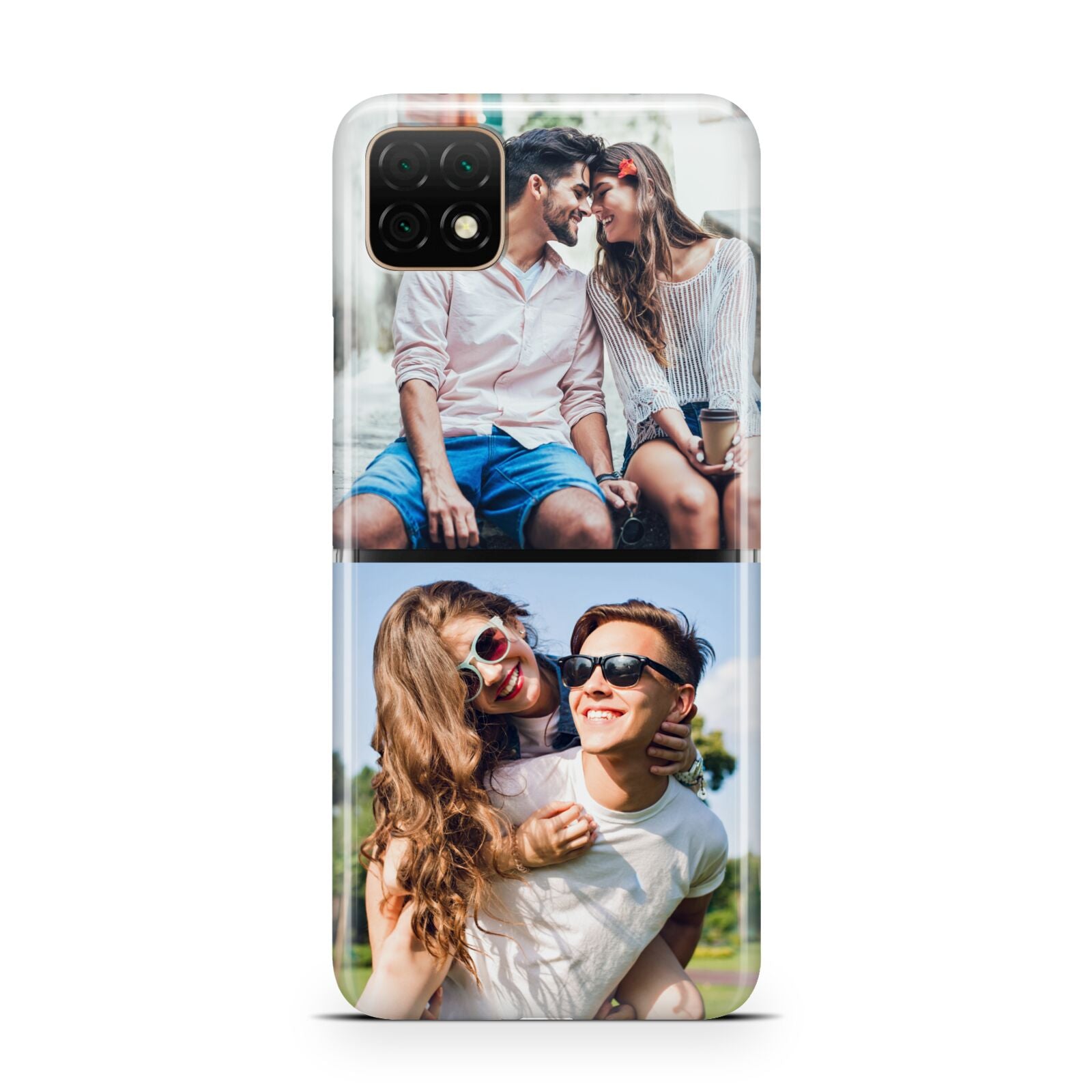Personalised Two Photos Collage Huawei Enjoy 20 Phone Case