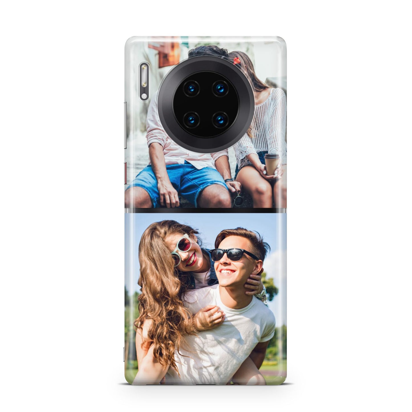 Personalised Two Photos Collage Huawei Mate 30 Pro Phone Case