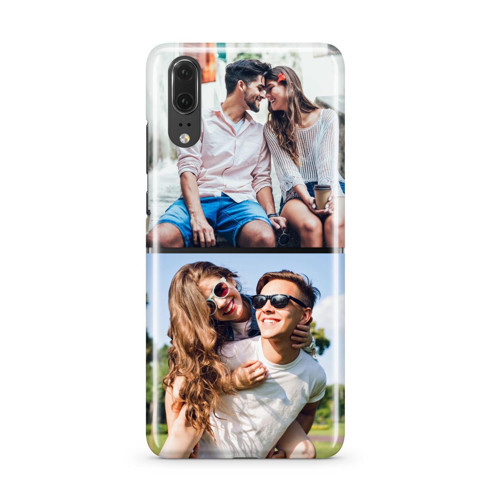 Personalised Two Photos Collage Huawei P20 Phone Case