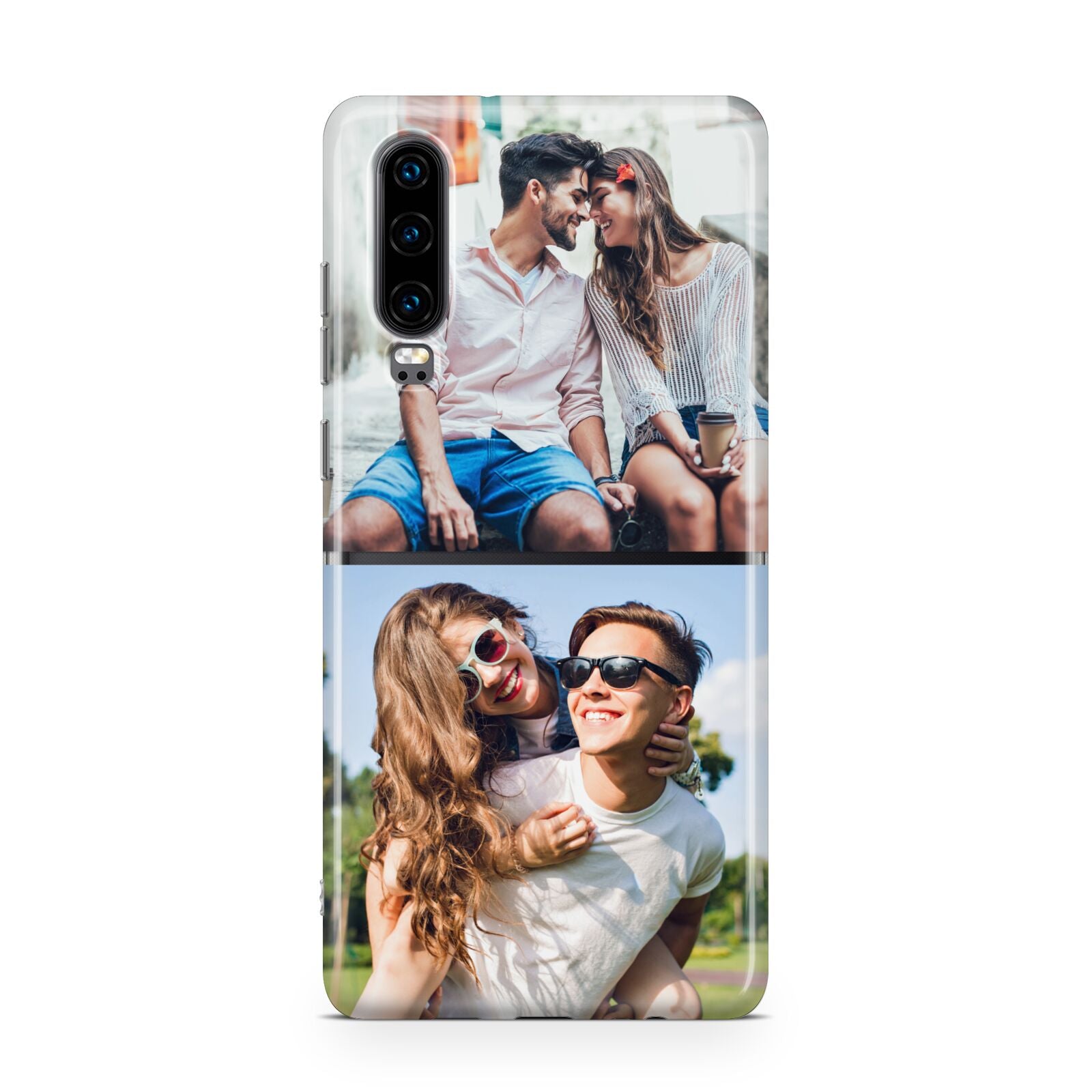 Personalised Two Photos Collage Huawei P30 Phone Case