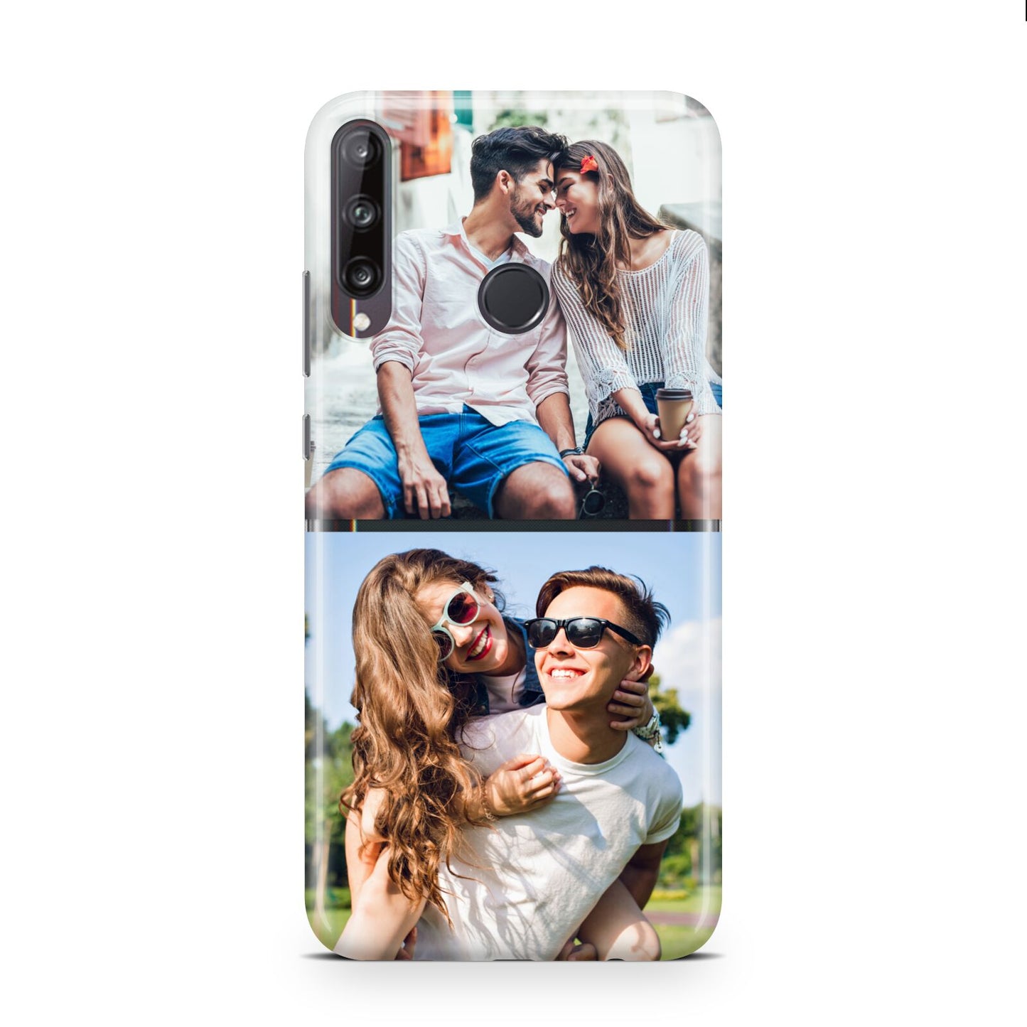 Personalised Two Photos Collage Huawei P40 Lite E Phone Case