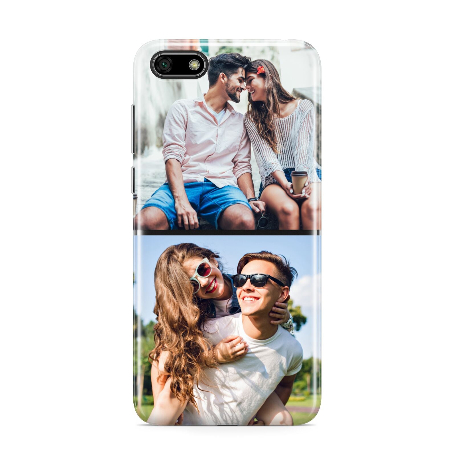 Personalised Two Photos Collage Huawei Y5 Prime 2018 Phone Case