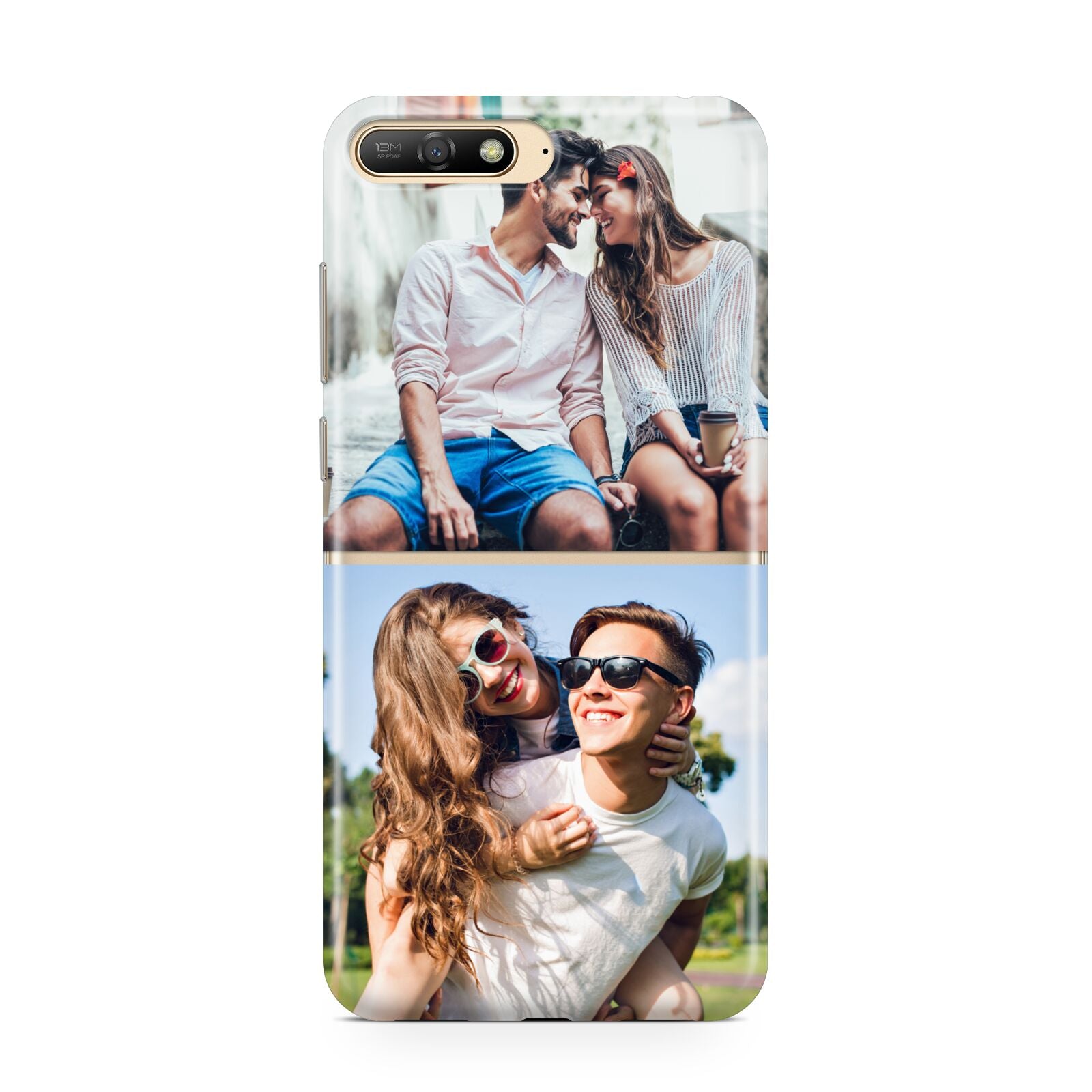 Personalised Two Photos Collage Huawei Y6 2018