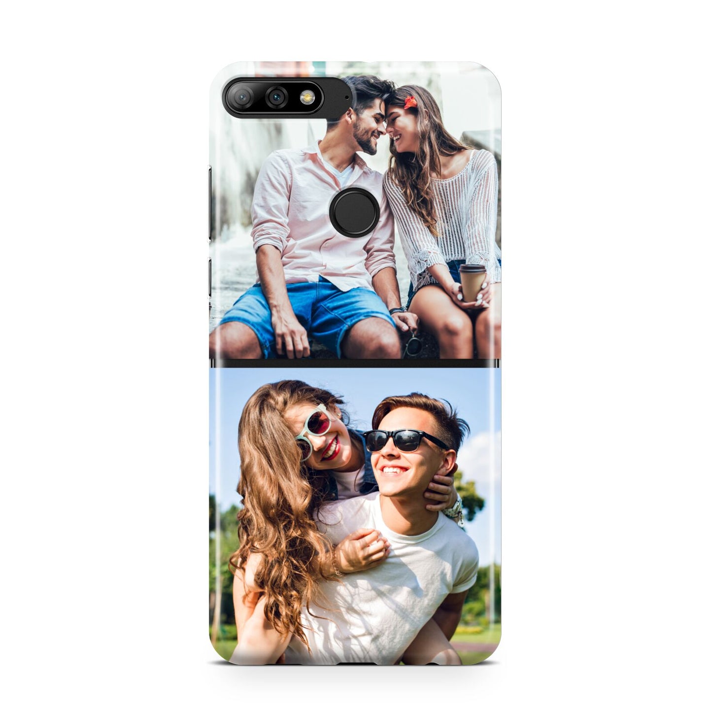 Personalised Two Photos Collage Huawei Y7 2018